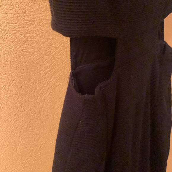 ASOS Black Body Contouring Dress with Cut Outs, Size 6, Used. - Picture 4 of 5